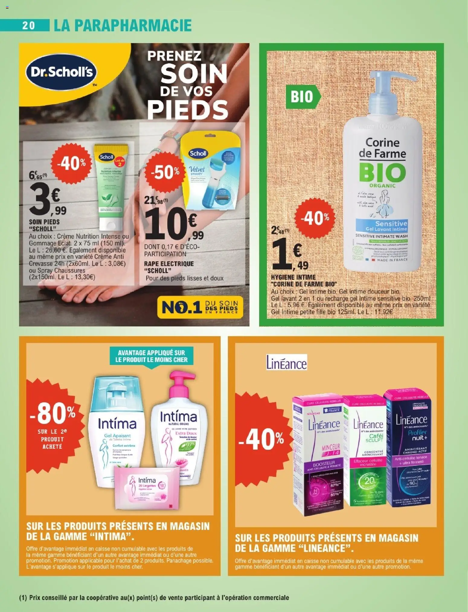 {H1} | Page: 20 | Produits: Râpe électrique, Gommage, Hygiène intime, Crème