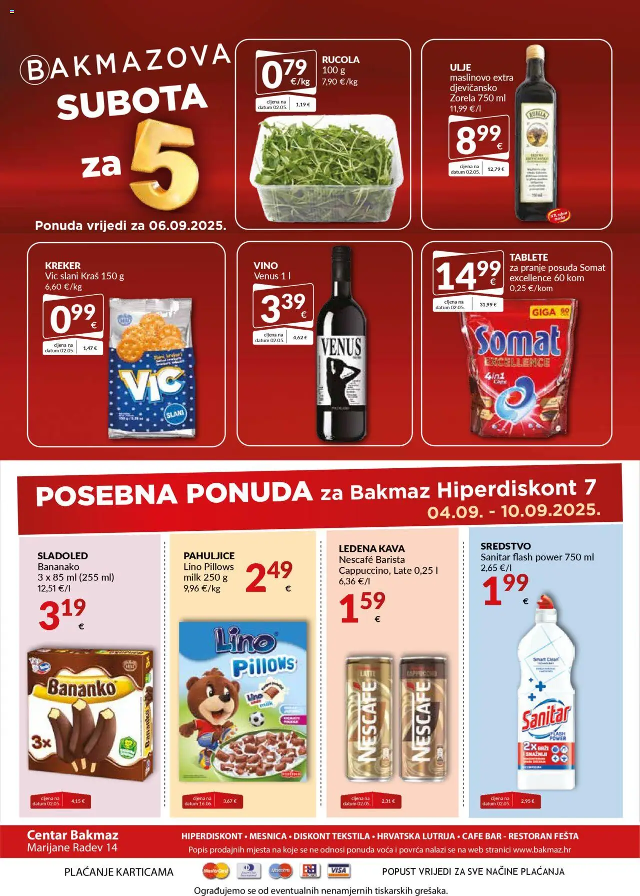 Bakmaz katalog | vrijedi od 04.09.2025 | Stranica: 8 | Proizvodi: Lino Pillows, Nescafe, Kava, Pahuljice