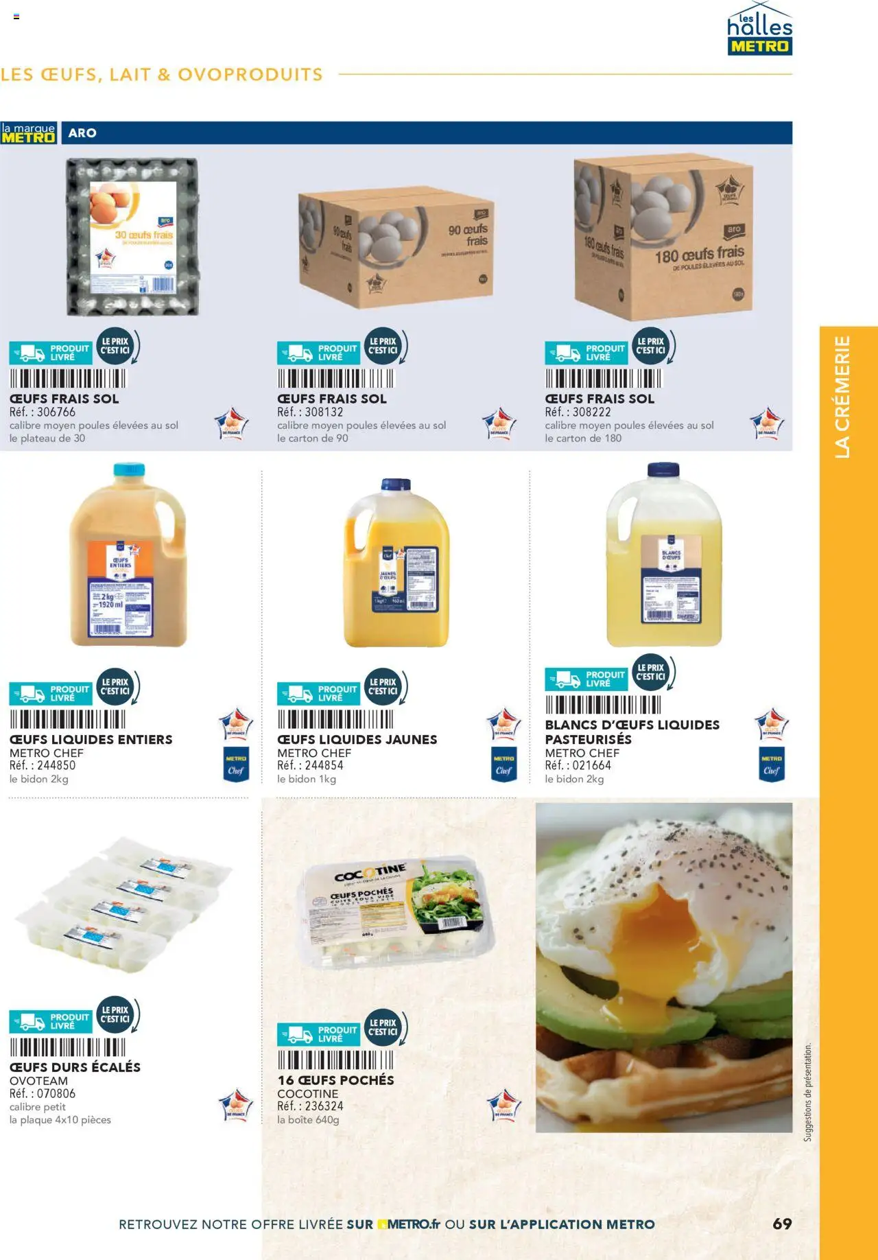  | Page: 69 | Produits: Plateau, Lait, Œufs, Livre
