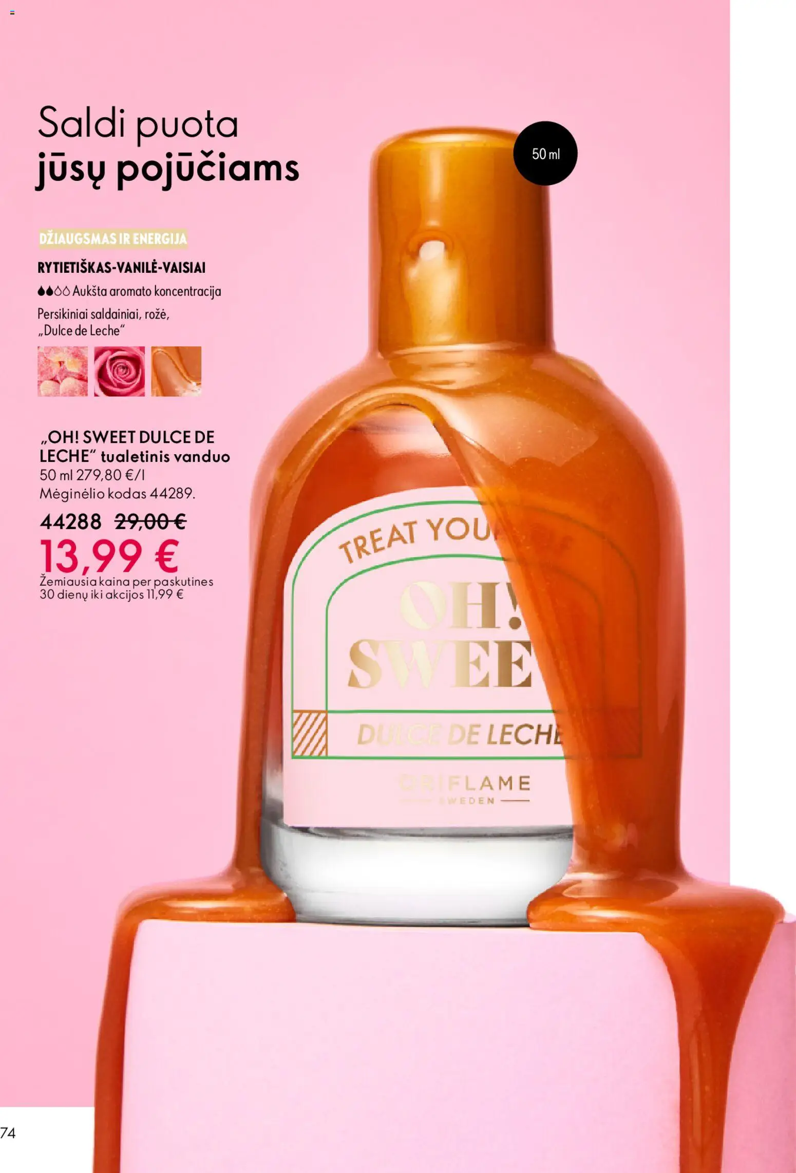 Oriflame akcijos nuo 18.02.2026 | Puslapis: 74 | Prekių: Tualetinis vanduo