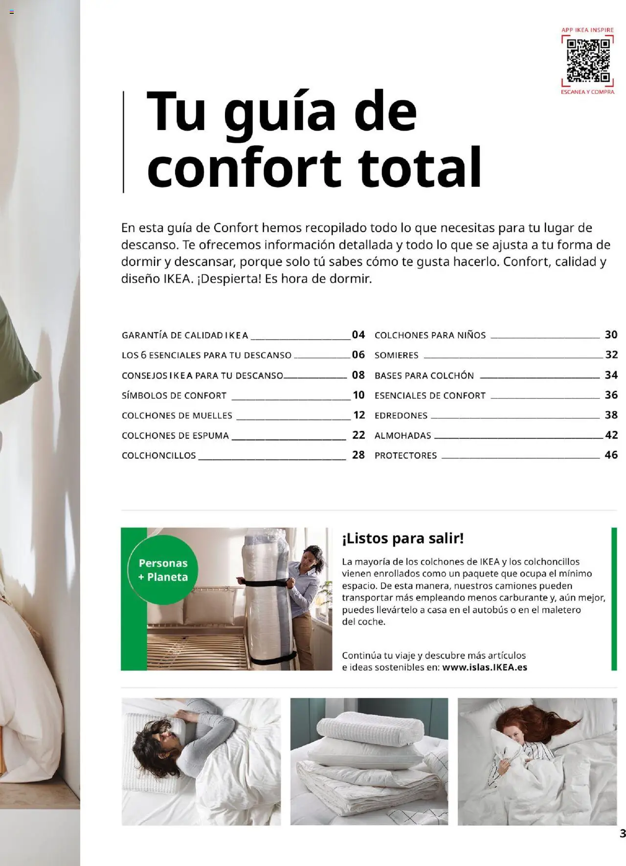 Catálogo IKEA Confort │ válido desde el 04.02.2025 | Página: 3 | Productos: Té, Colchon
