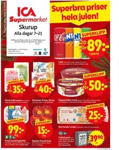 ICA Supermarket - Skurup - Förhandsvisning av reklamblad från butik ICA Supermarket aktuell från 08.12.2025