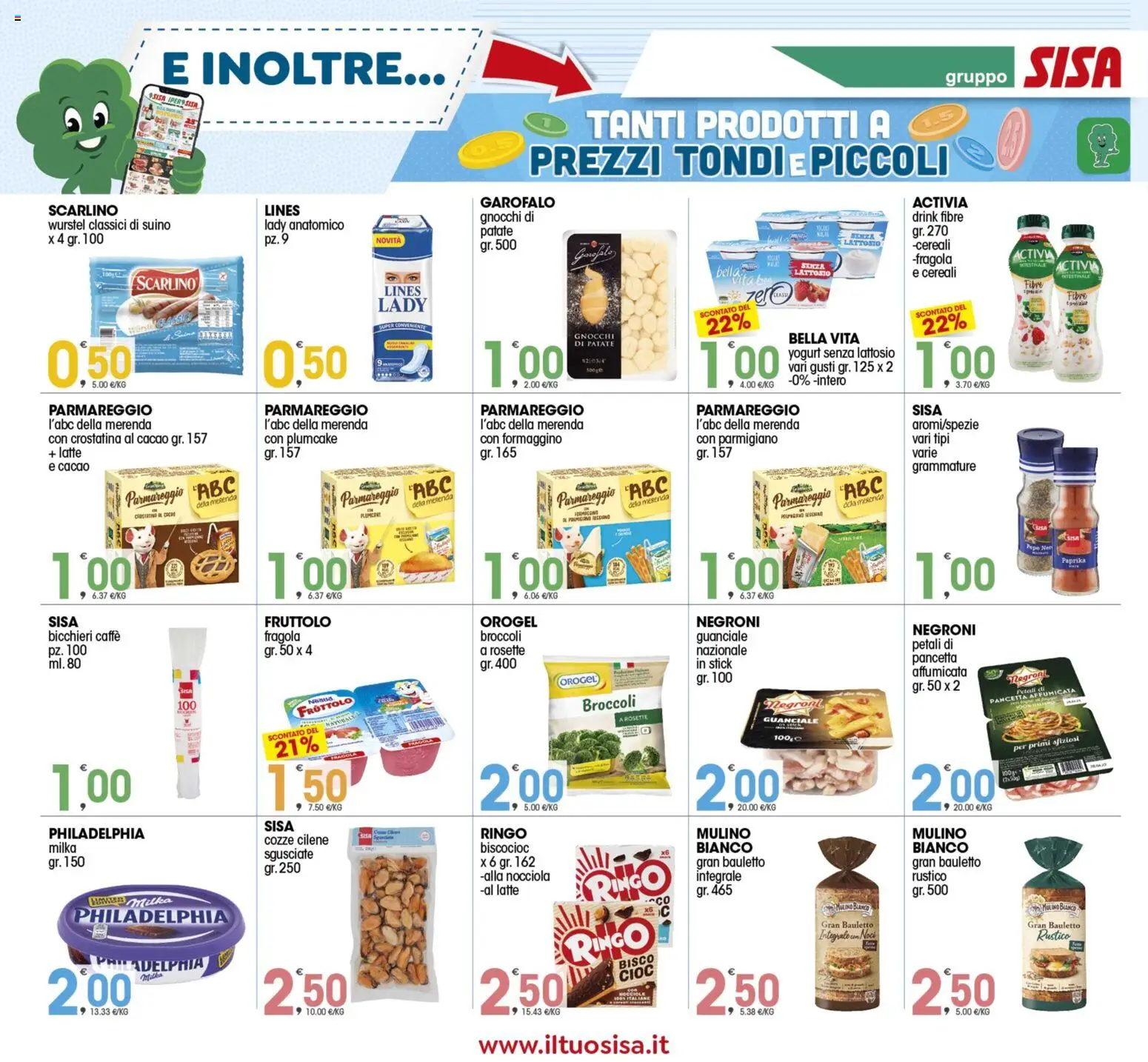 Volantino SISA del 04.11.2025 | Pagina: 10 | Prodotti: Cereali, Cozze, Patate, Suino