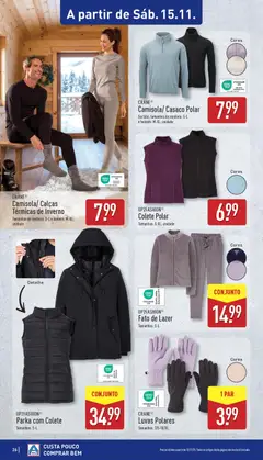 Pré-visualização Aldi folheto válido de 10.11.2025 | Página: 26 | Produtos: Luvas, Casaco, Calças, Colete