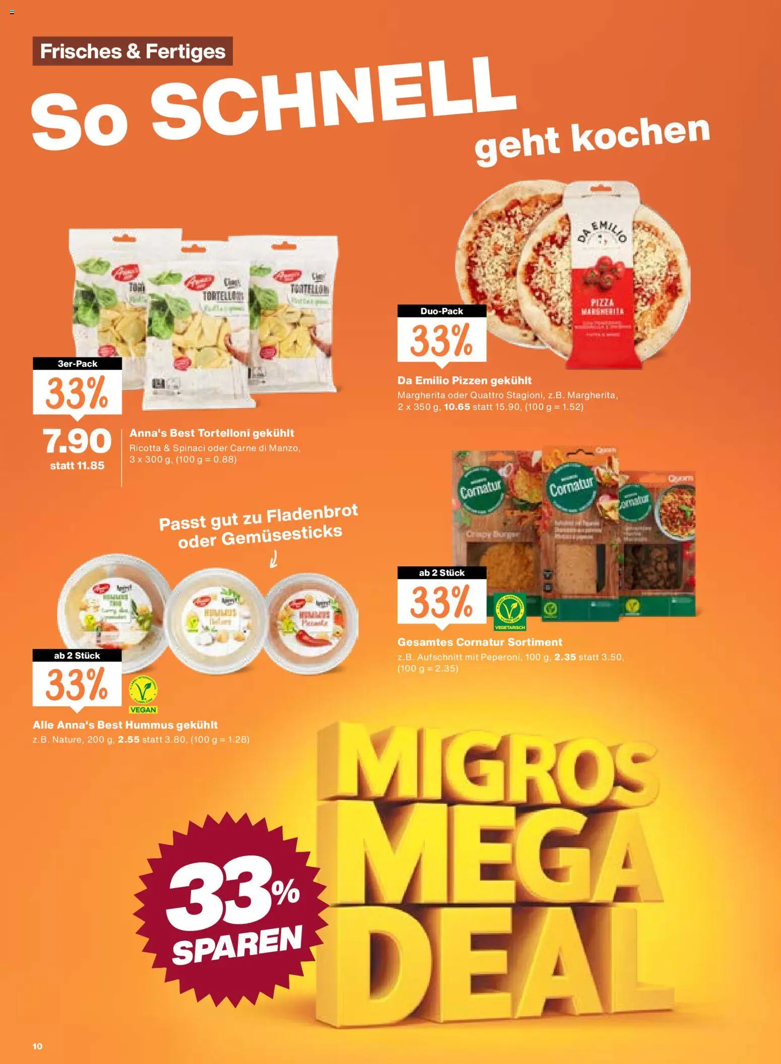 Migros Aktionen – gültig ab 13.01.2026 | Seite: 10 | Produkte: Pizza