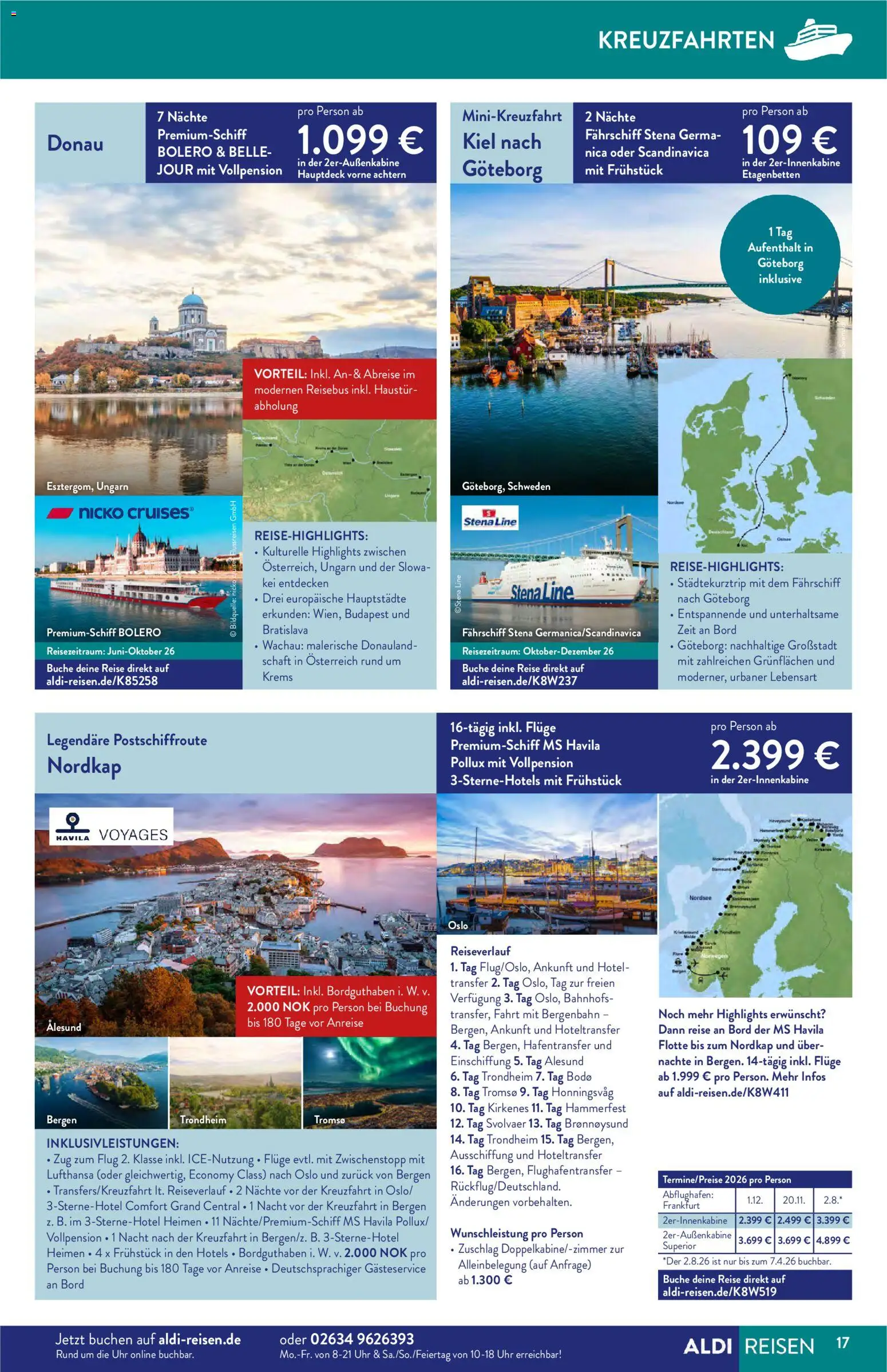 Aldi Reisen Prospekt 	 – gültig ab 01.04.2026 | Seite: 17