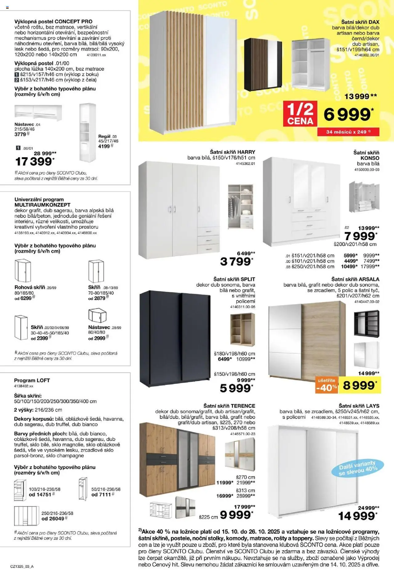 Sconto nábytek leták od 15.10.2025 | Strana: 3