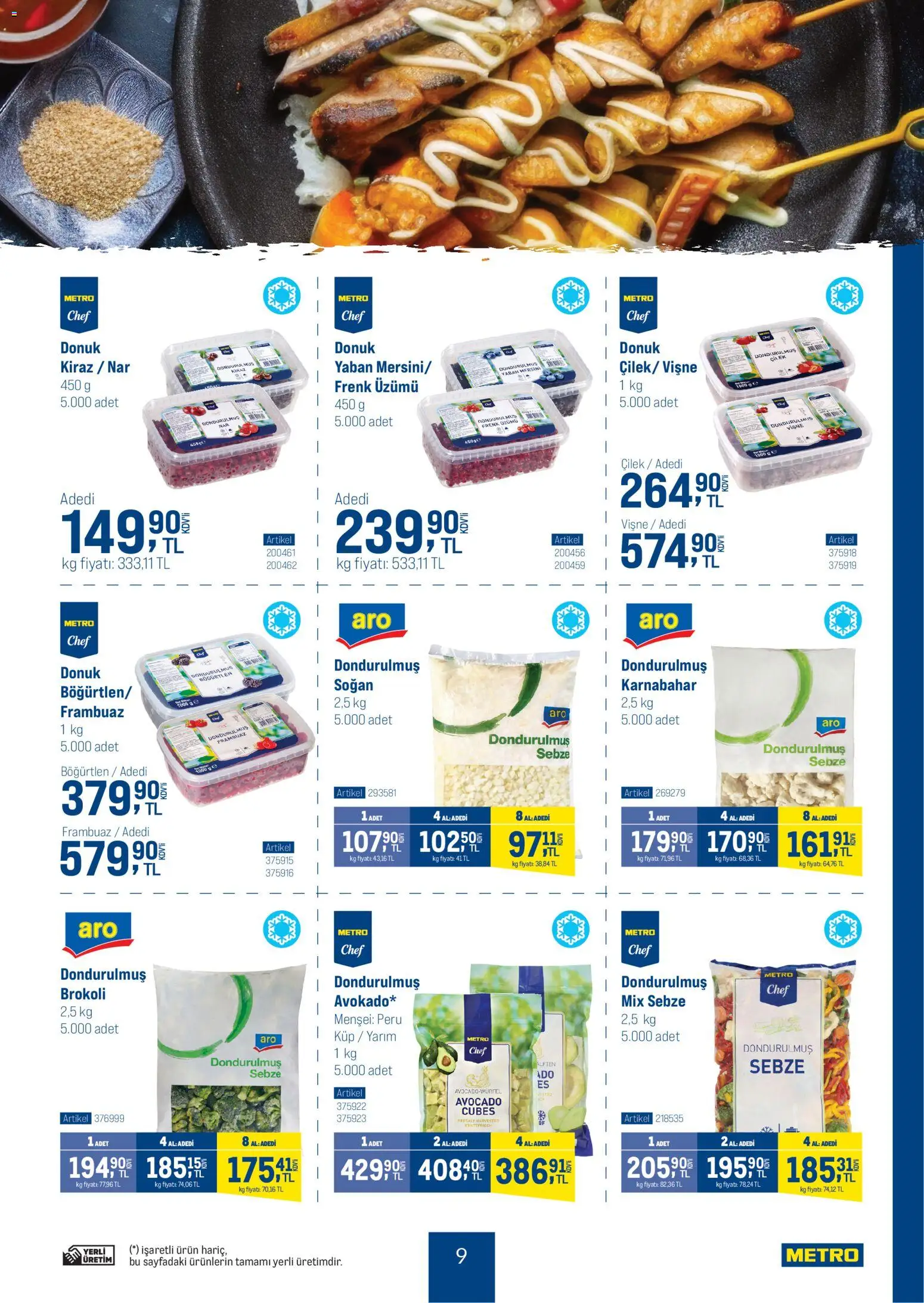 Metro - Dünya Mutfakları - 31.12.2025 tarihinden itibaren geçerlidir | Sayfa: 9
