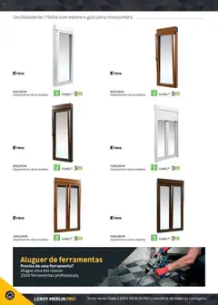 Pré-visualização Leroy Merlin Catálogo válido de 18.11.2024 | Página: 186 | Produtos: Mosquiteira, Ferramentas