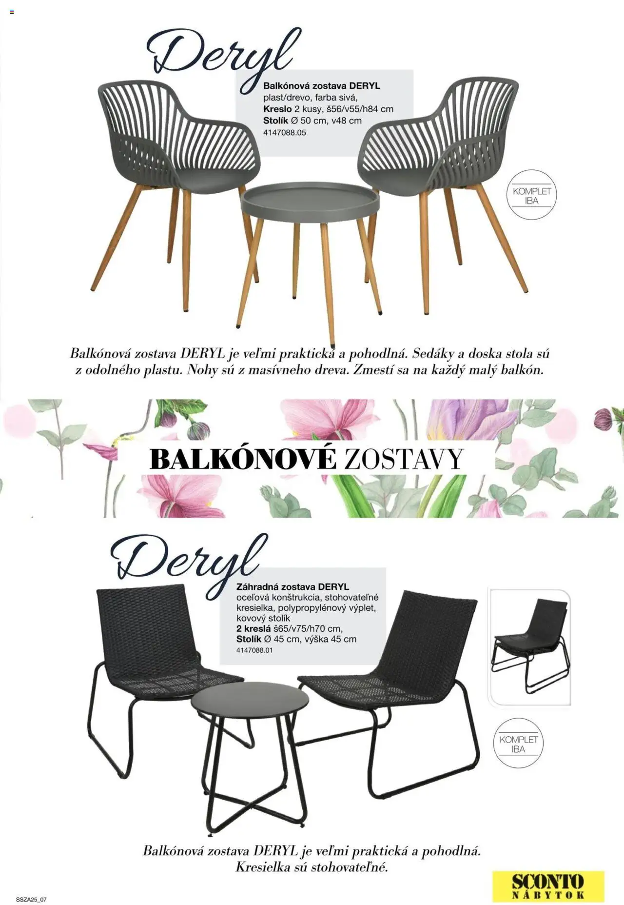 Nové Sconto nábytok akcie – leták je platný od 21.02.2025 | Strana: 7 | Produkty: Nábytok, Kreslá, Kreslo