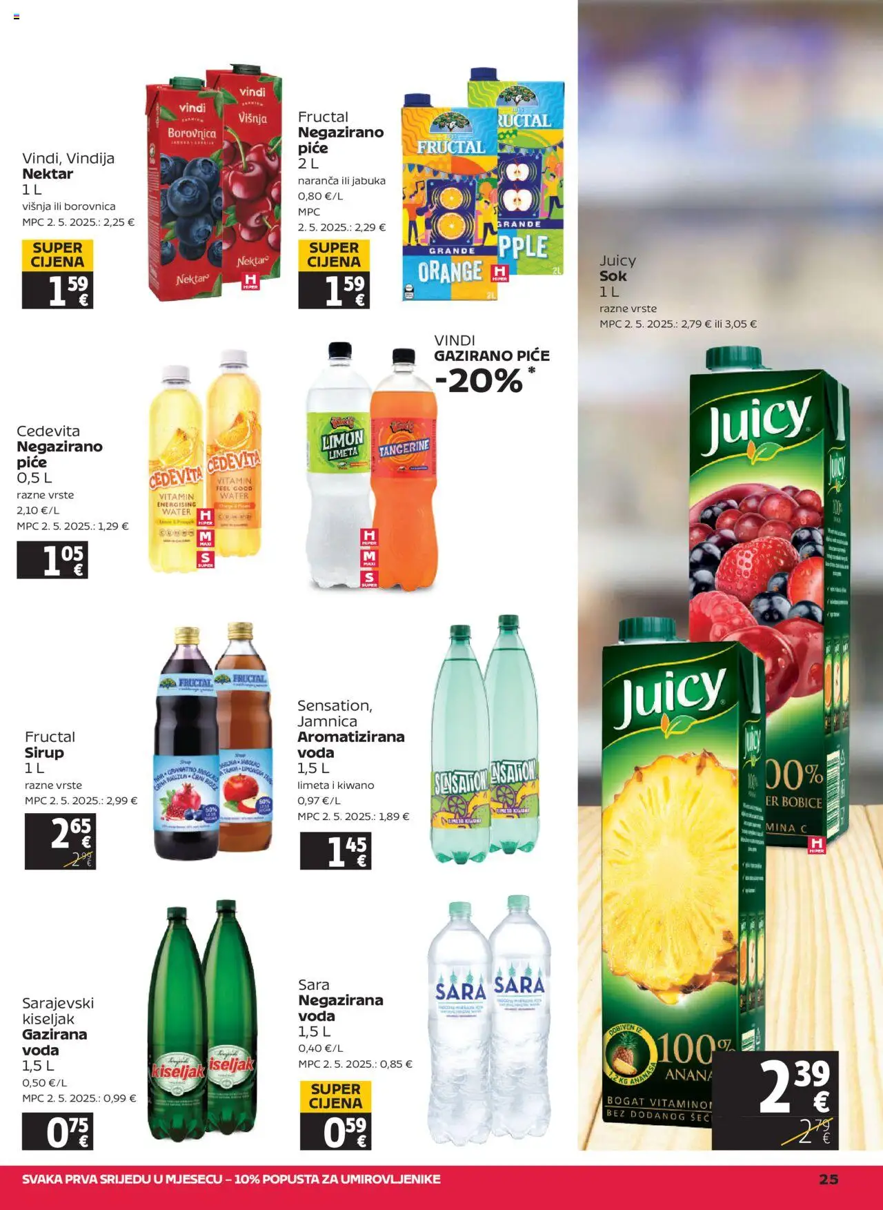 Tommy katalog | vrijedi od 31.07.2025 | Stranica: 25 | Proizvodi: Jamnica, Voda, Borovnica, Jabuka