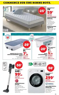  | Page: 21 | Produits: Aspirateur, Mousse, Brosse, Lit