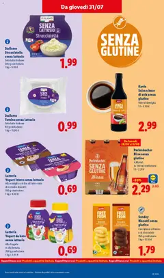 Volantino Lidl del 28.07.2025 | Pagina: 31 | Prodotti: Yogurt, Salsa, Limone, Tomino