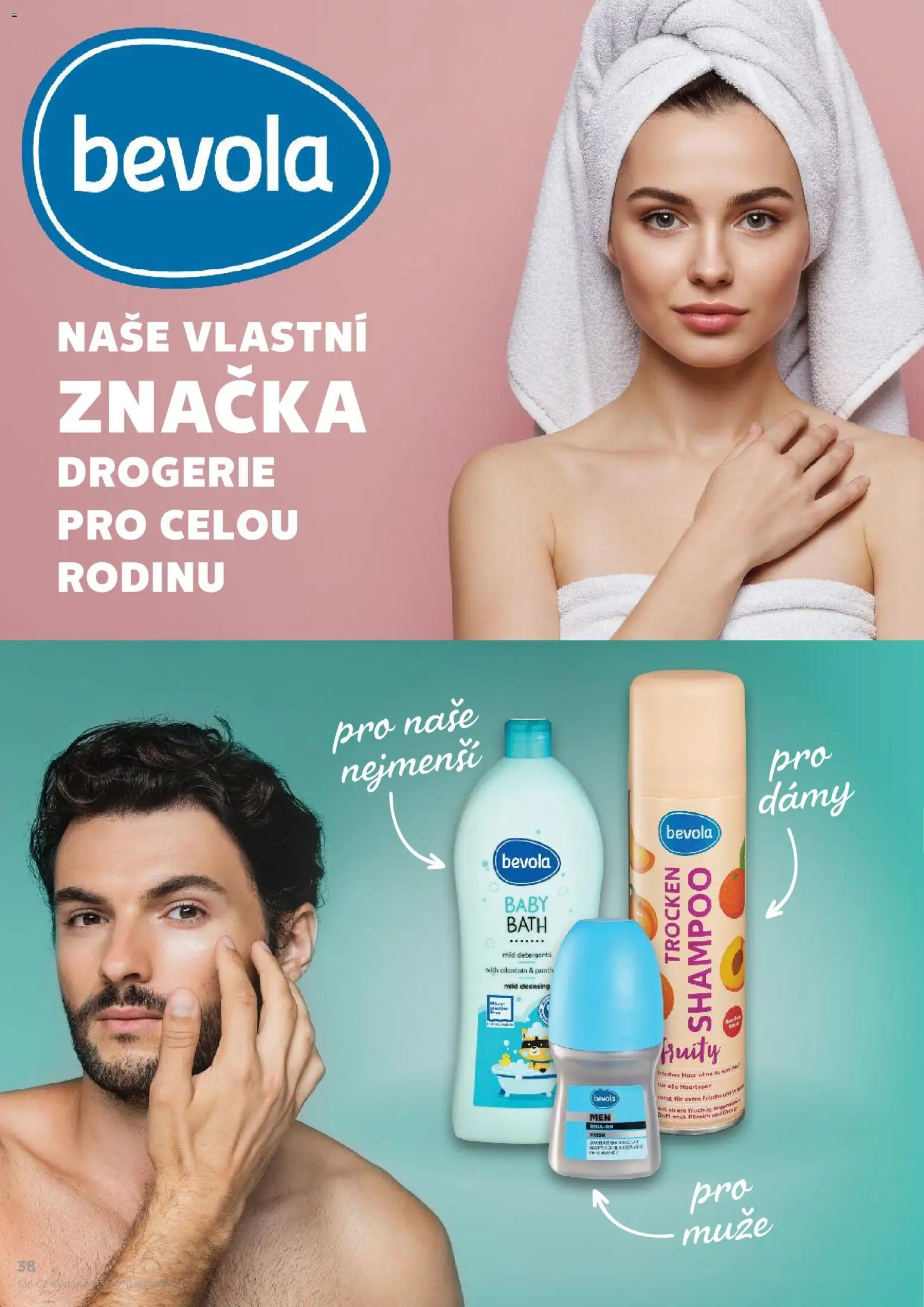 Kaufland leták - Praha 4 od 08.04.2026 | Strana: 38 | Produkty: Deodorant, Bevola, Drogerie