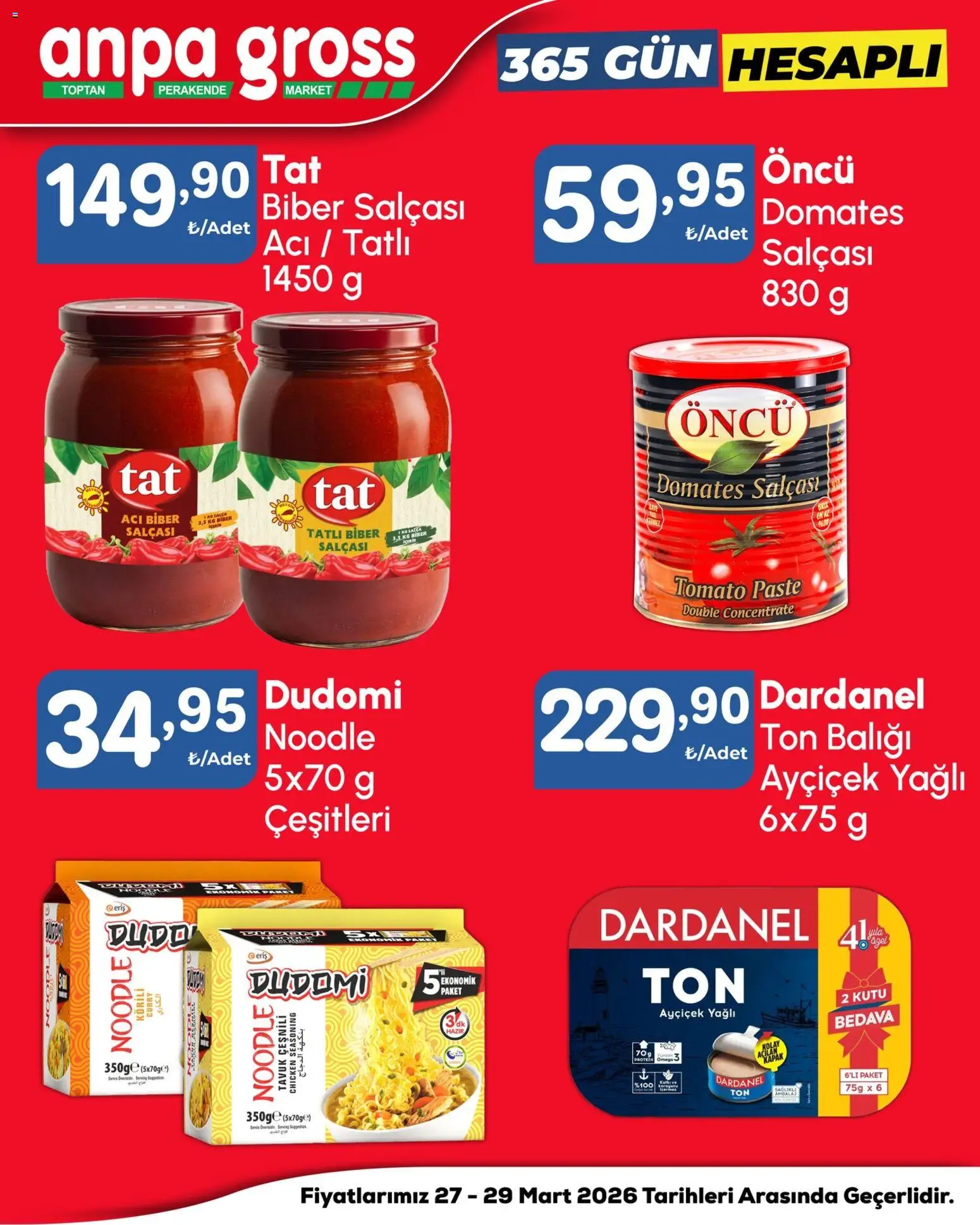 Anpa Gross Katalog - 27.03.2026 tarihinden itibaren geçerlidir | Sayfa: 8 | Ürünler: Biber, Acı biber, Fare, Ton balığı