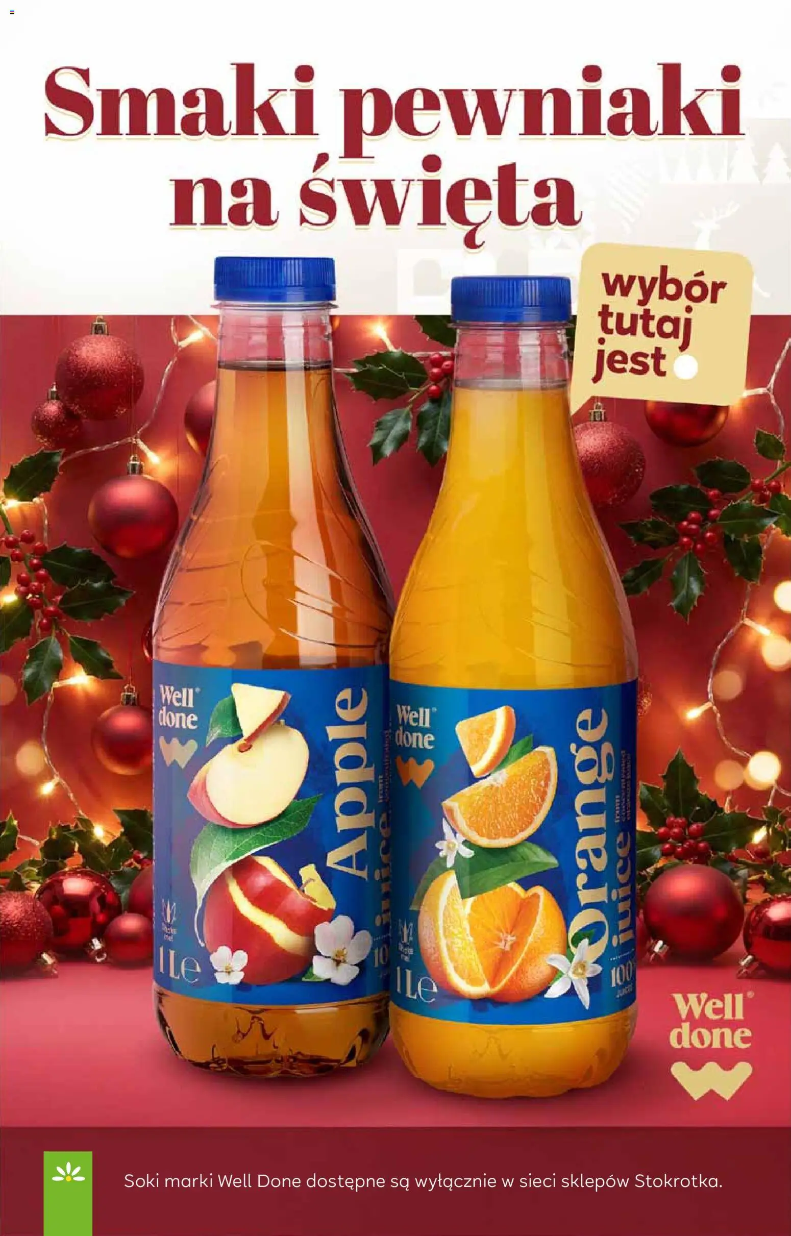 Stokrotka Gazetka od 11.12.2025 | Strona: 42 | Produkty: Soki