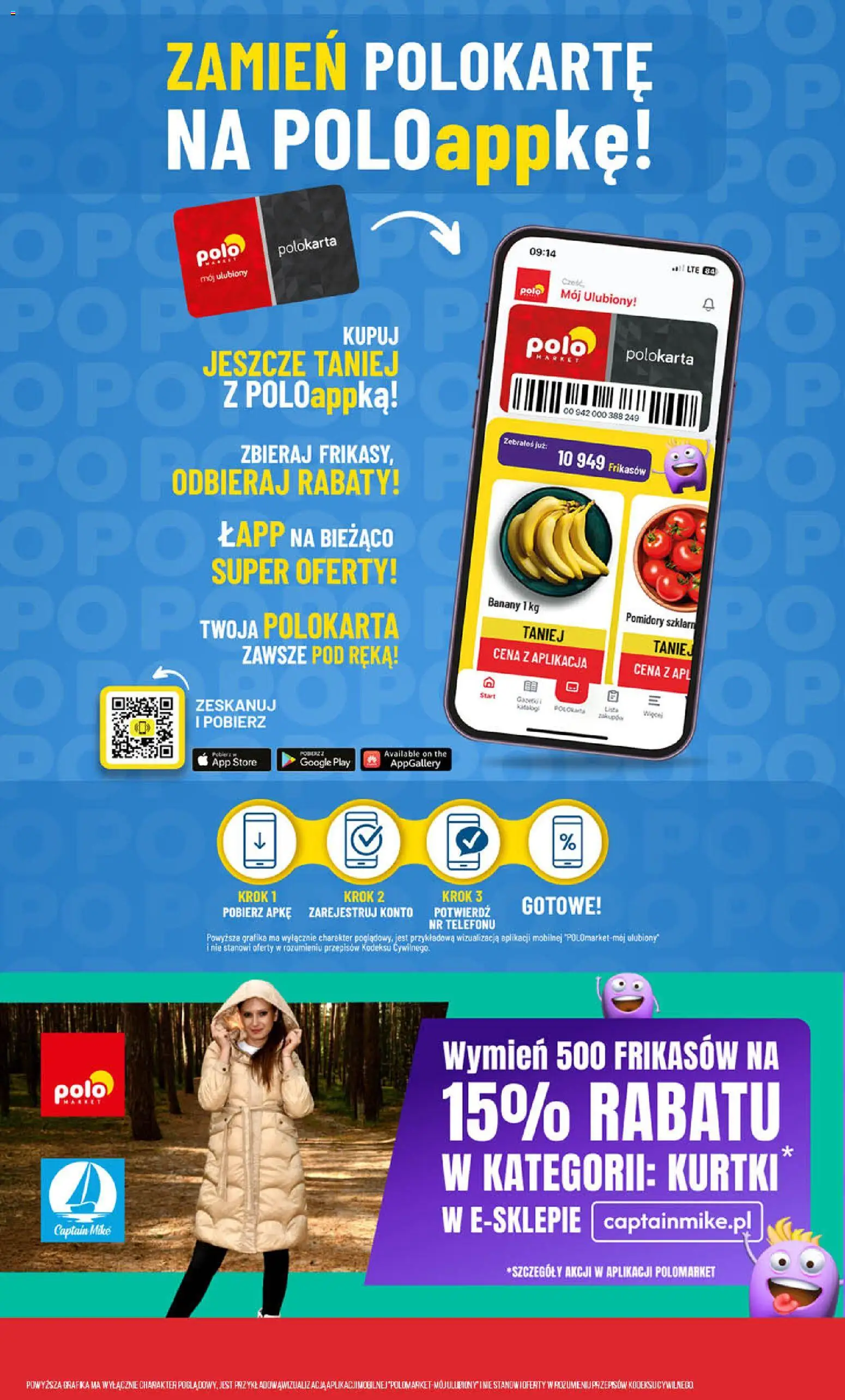 POLOmarket Gazetka - Frikasowe Hity od 05.11.2025 | Strona: 2 | Produkty: Pomidory, Banany