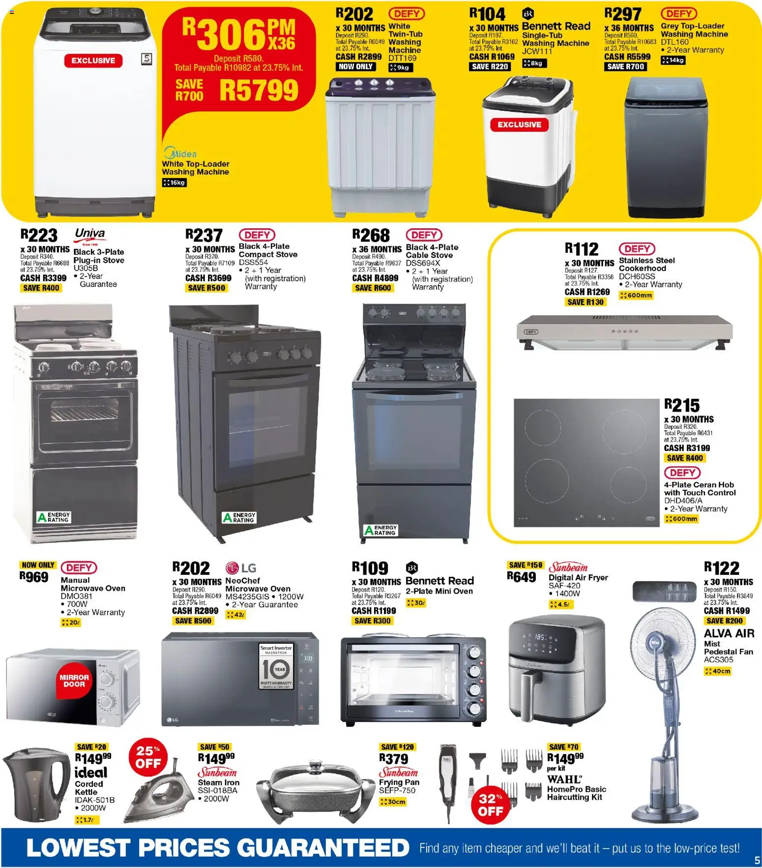 New OK Furniture catalogue – valid from 25.02.2026 | Page: 5 | Products: Cable, Hob, Fan, Microwave