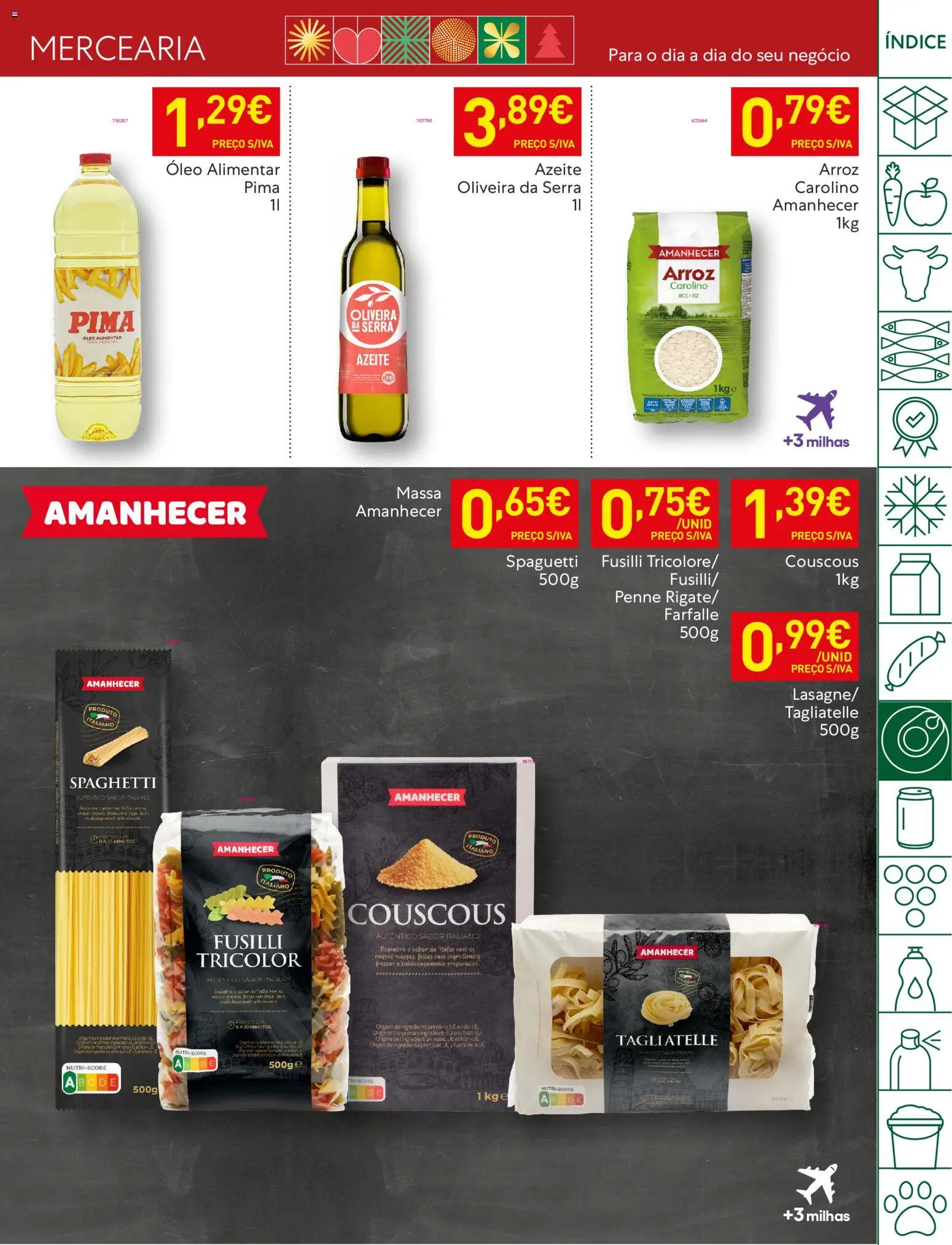 Recheio folheto │ válido de 04.11.2025 | Página: 25 | Produtos: Azeite, Óleo, Arroz, Massa