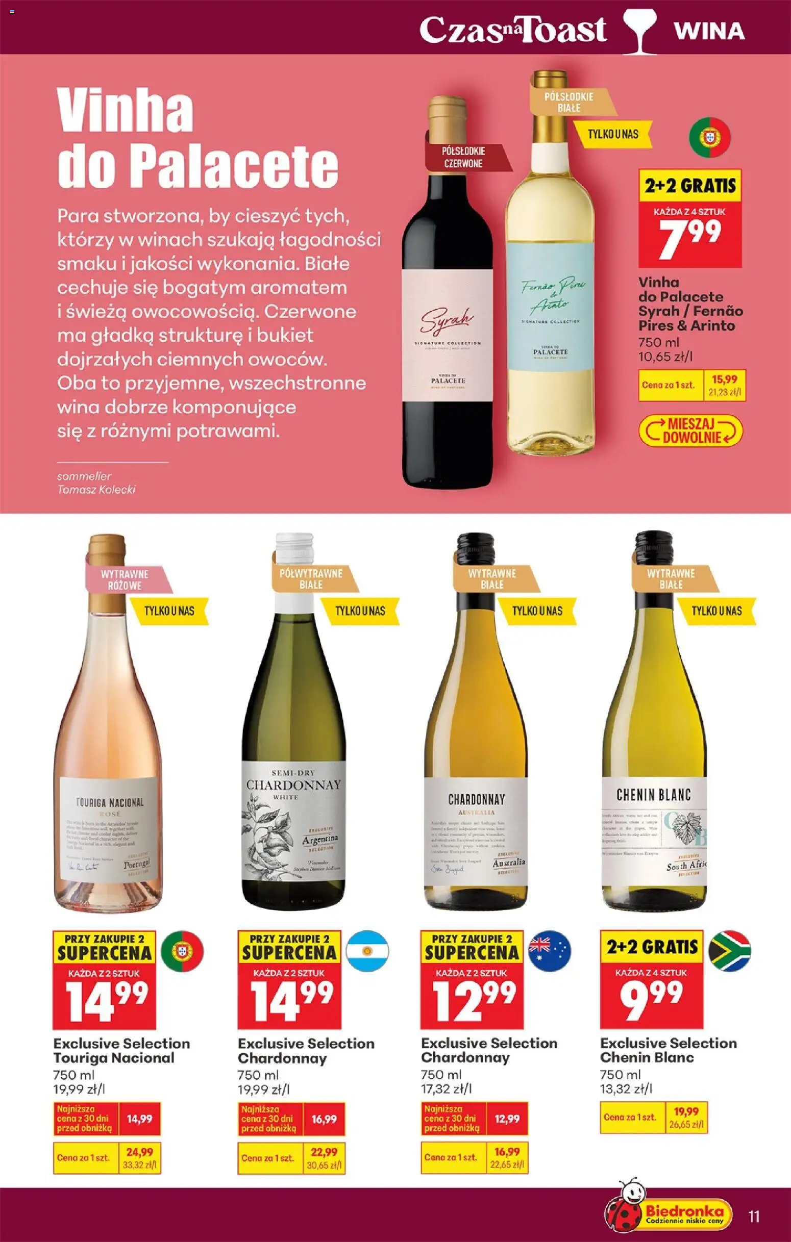 Biedronka Polsko leták - Czas na toast od 07.04.2026 | Strana: 11