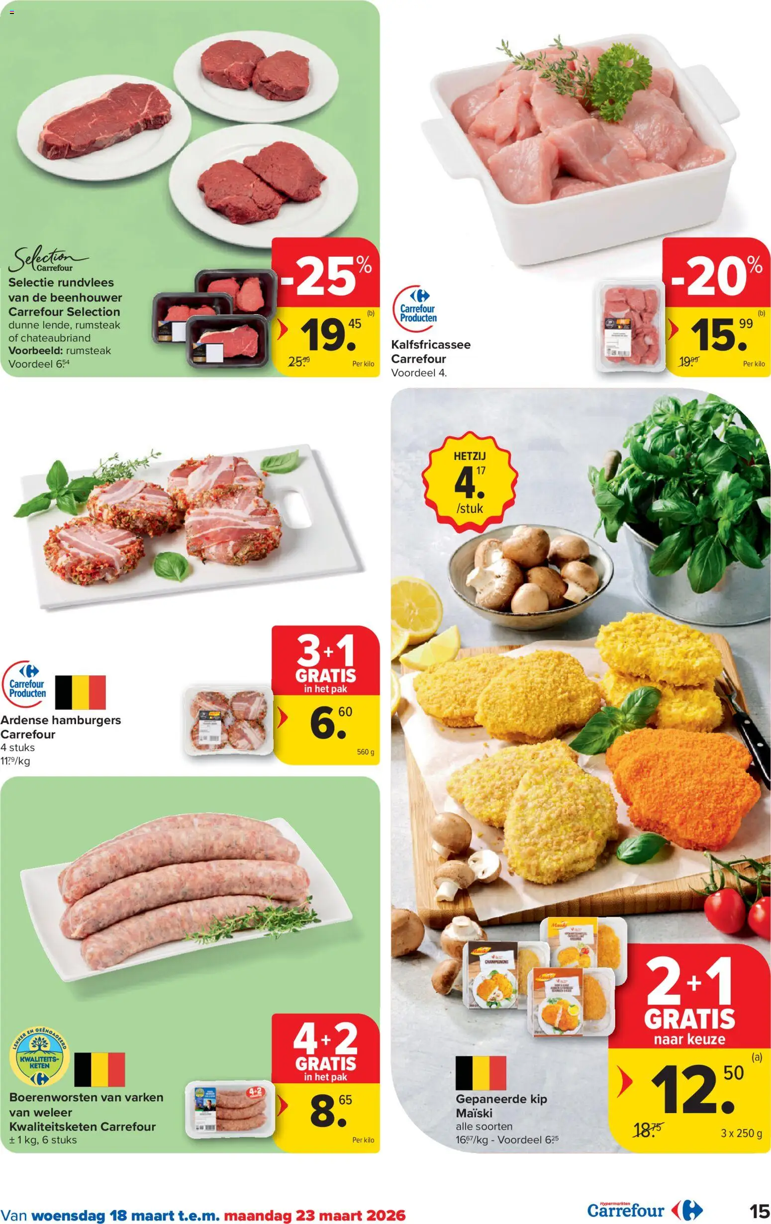 {H1} | Pagina: 15 | Producten: Rundvlees, Kip