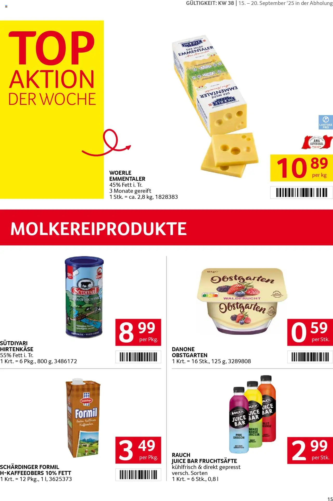 Transgourmet Flugblatt gültig ab 14.09.2025 | Seite: 15