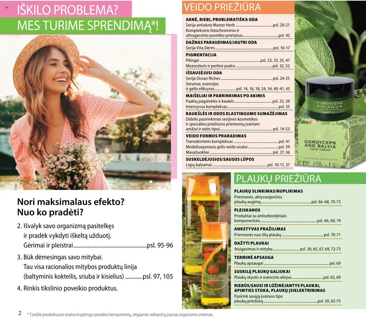 TianDe akcijos nuo 08.07.2025 | Puslapis: 2 | Prekių: Pudra, Aliejus