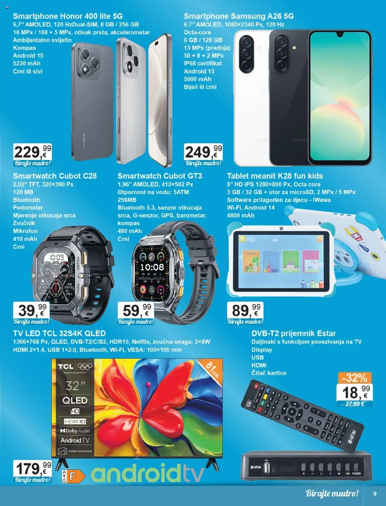 KTC katalog | vrijedi od 22.10.2025 | Stranica: 9 | Proizvodi: Smartphone, Tv, Audio, Zvučnik