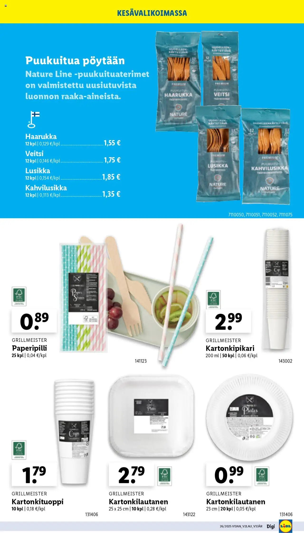  | Sivu: 14 | Tuotteet: Veitsi, Haarukka