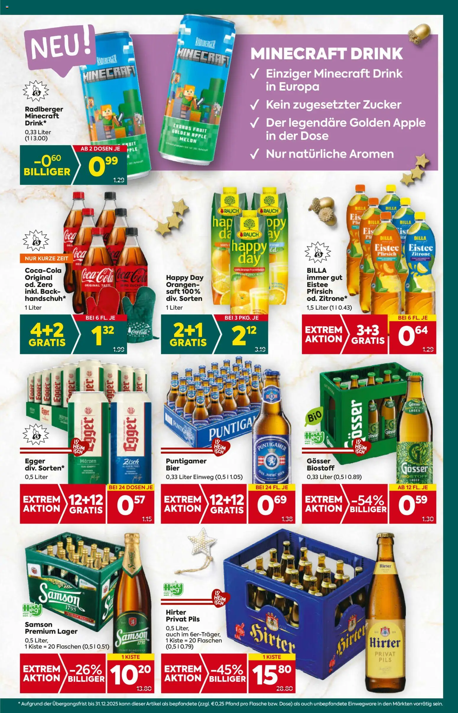 Billa Plus Flugblatt - Steiermark gültig ab 20.11.2025 | Seite: 13 | Produkte: Zitrone, Pfirsich, Apple, Bier