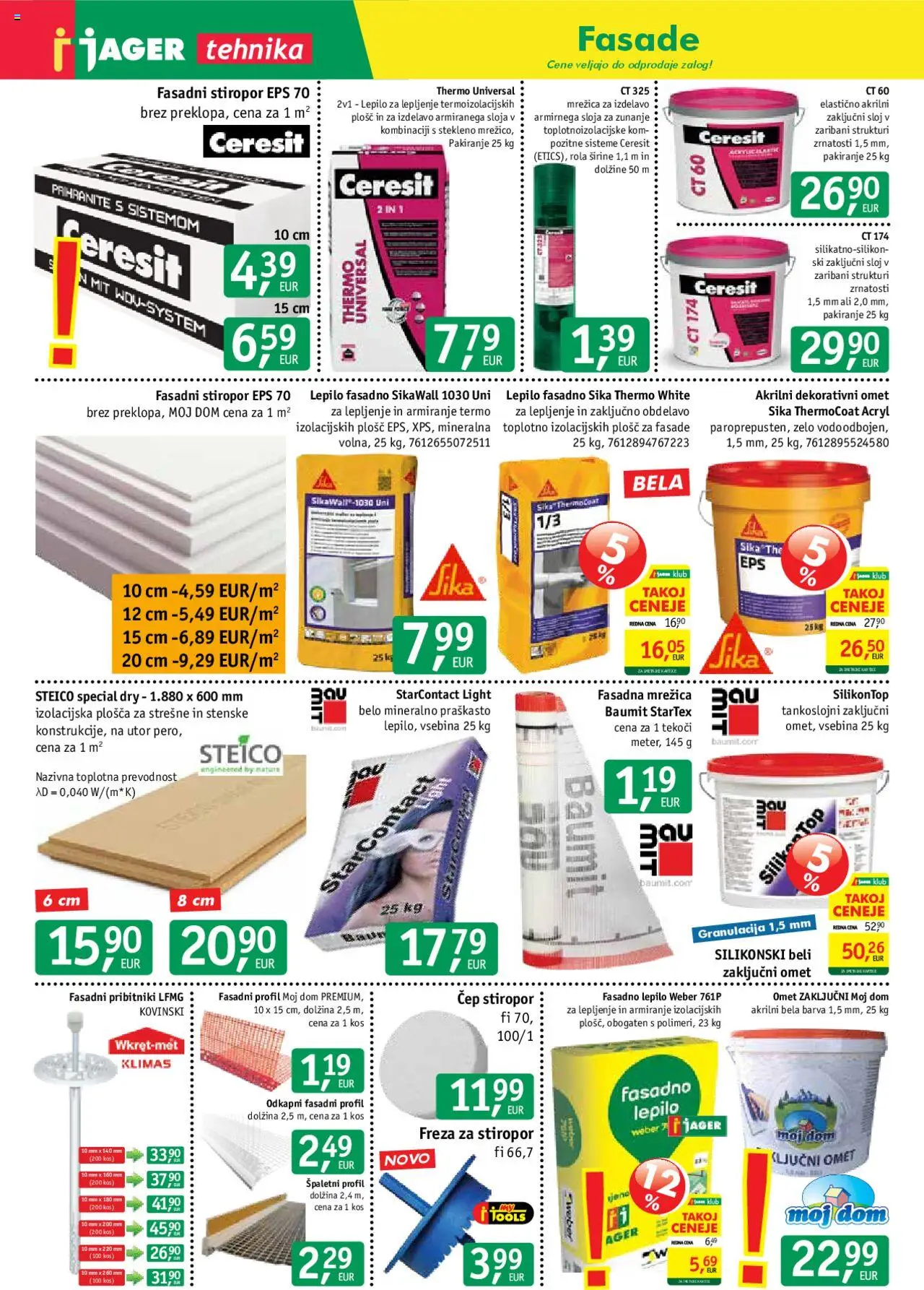 Jager katalog tehnika │ velja od 13.08.2025 | Stran: 4 | Izdelki: Kos, Mrežica, Lepilo, Barva