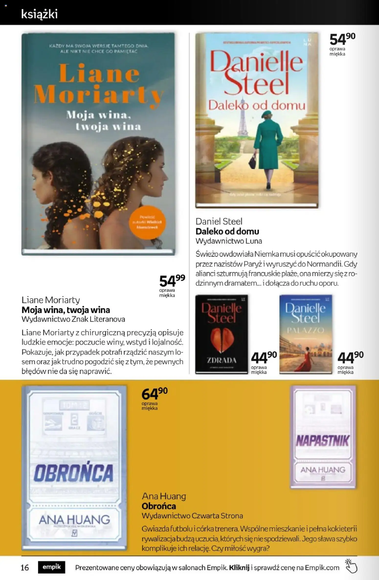 Empik promocje - Tom kultury Książki od 11.03.2026 | Strona: 16 | Produkty: Książki