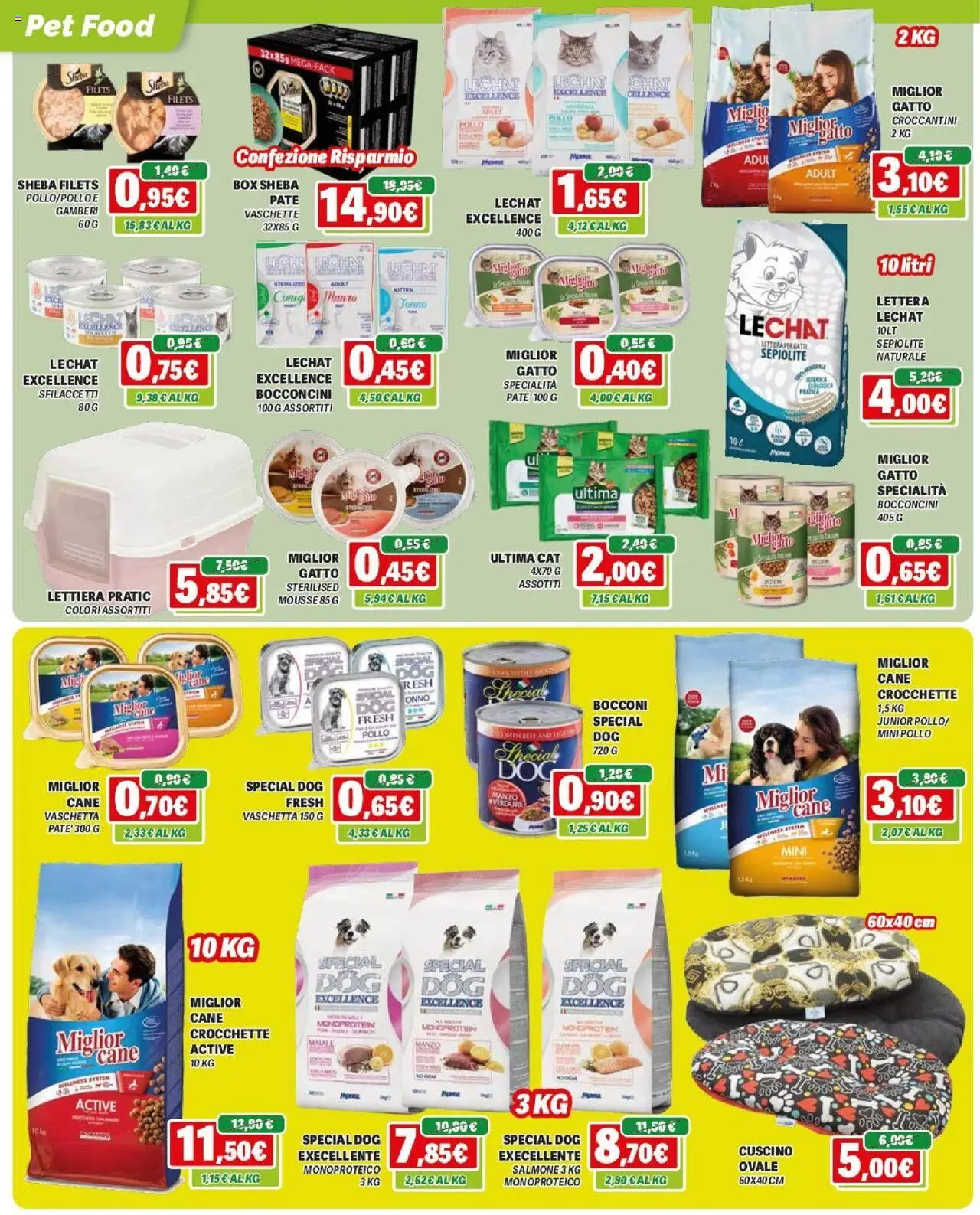 Volantino Orizzonte del 11.09.2025 | Pagina: 10 | Prodotti: Pollo, Salmone, Tonno, Cuscino