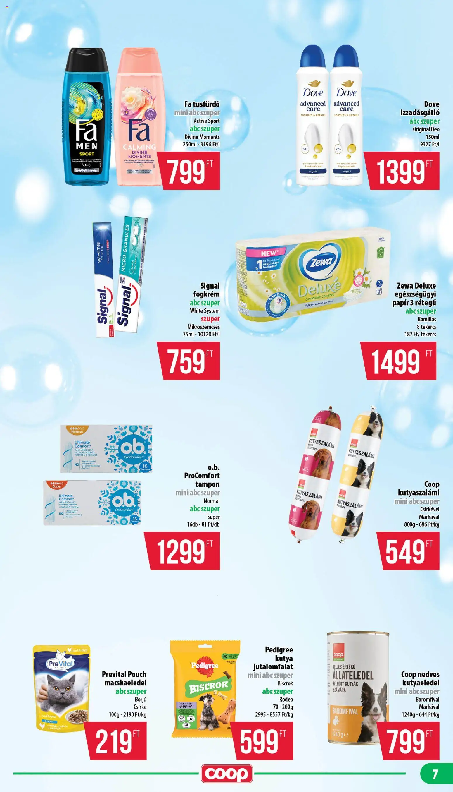 COOP akciós ujság - amely érvényes a következő dátumtól: 12.02.2026 | Oldal: 7