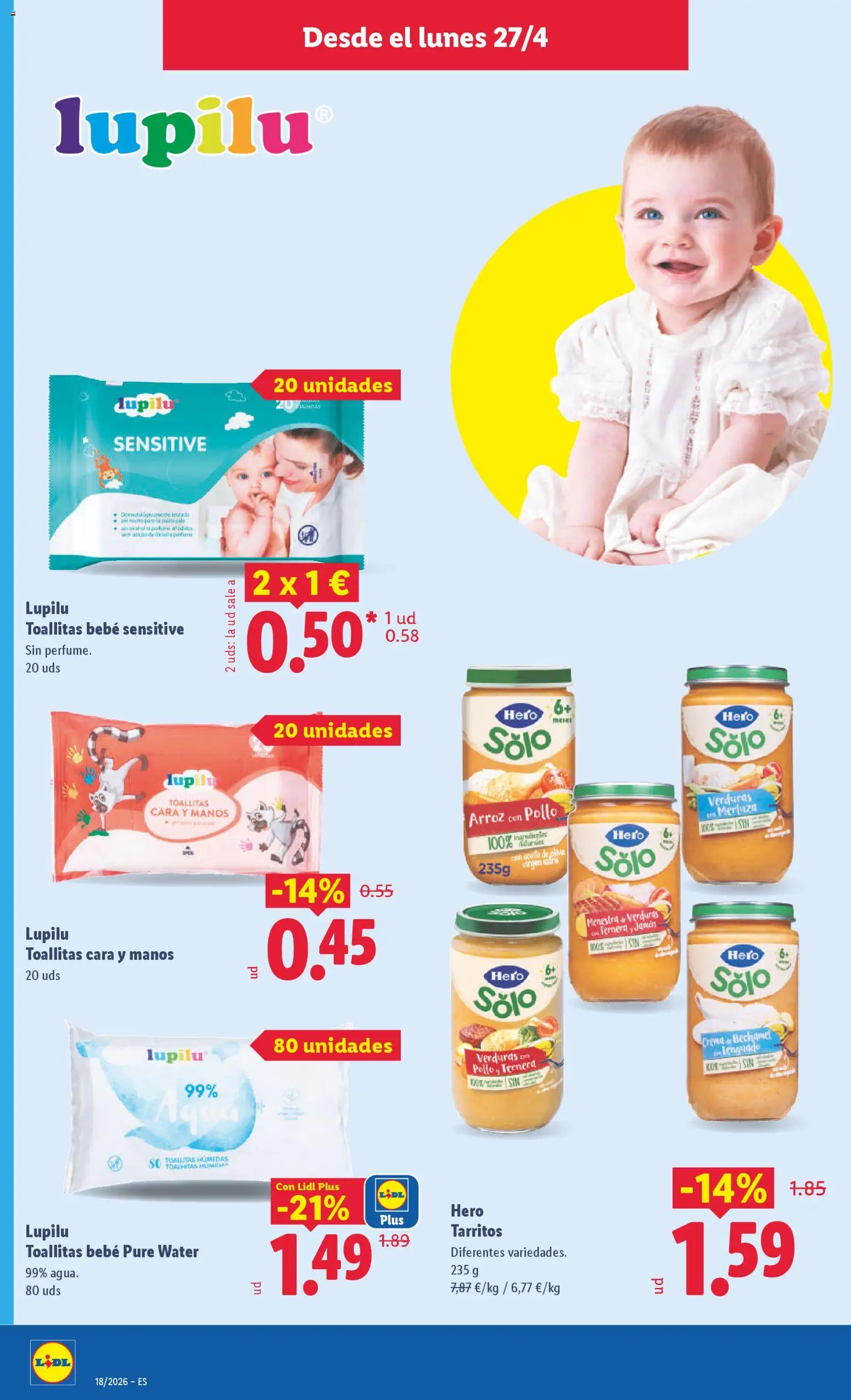 Lidl folleto de bazar │ válido desde el 27.04.2026 | Página: 20 | Productos: Jamón, Arroz, Crema