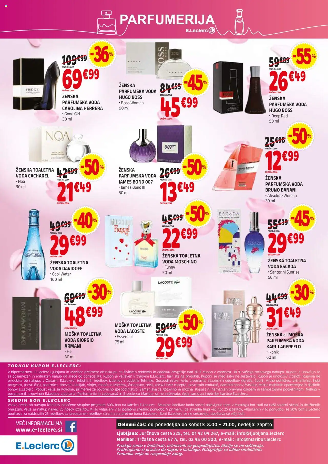 E.leclerc katalog │ velja od 13.08.2025 | Stran: 48 | Izdelki: Voda, Toaletna voda, Parfumska voda
