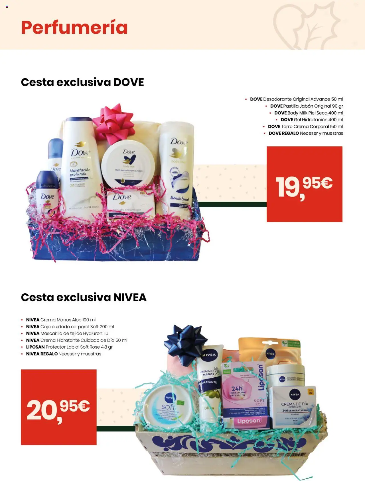 Eroski - Lotes y Cestas Navidad 2025 │ válido desde el 16.10.2025 | Página: 22 | Productos: Desodorante, Crema, Caja, Ducha