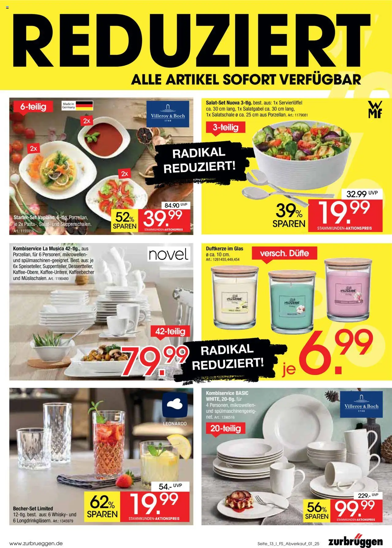 Zurbrüggen  Abverkauf - gültig ab dem 01.08.2025 | Seite: 13 | Produkte: Whisky, Salat
