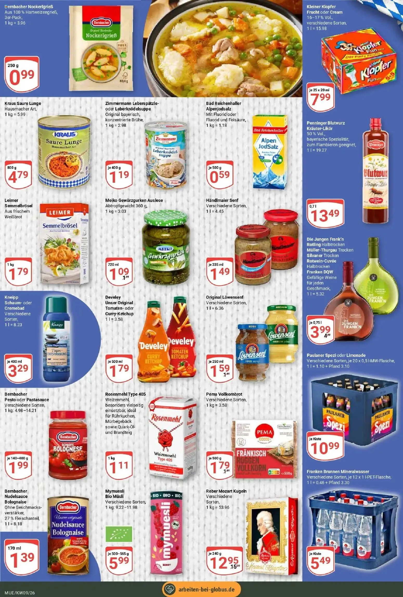Globus Prospekt Mühldorf – gültig ab 23.02.2026 | Seite: 11 | Produkte: Musli, Vollkornbrot, Tomaten, Mineralwasser