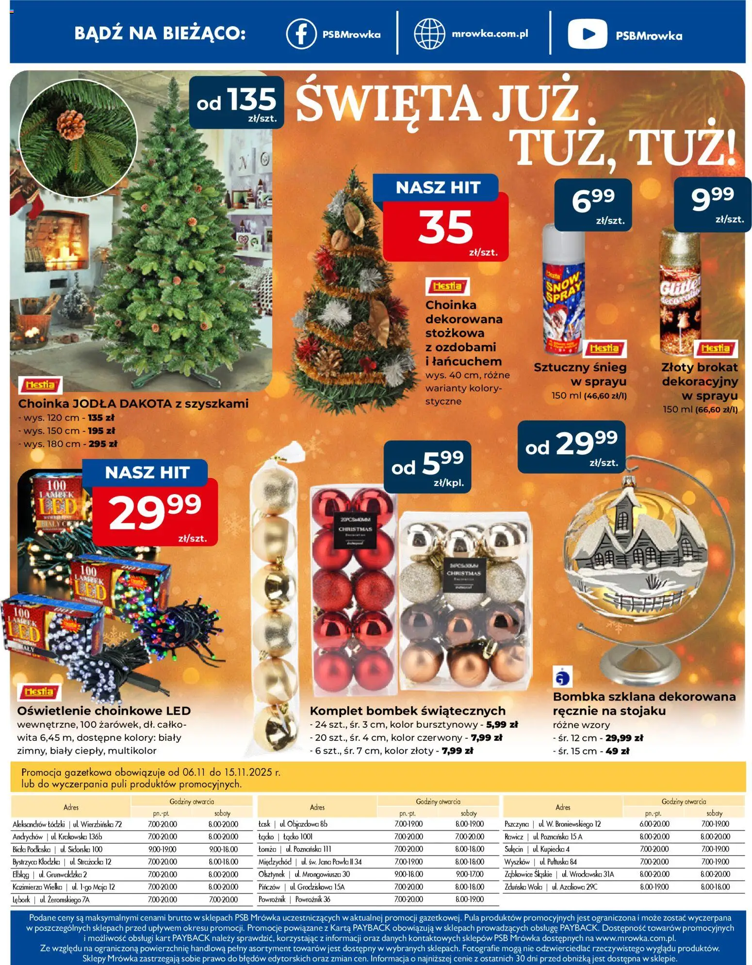 Mrówka Gazetka - Elbląg od 06.11.2025 | Strona: 8 | Produkty: Karta, Choinka