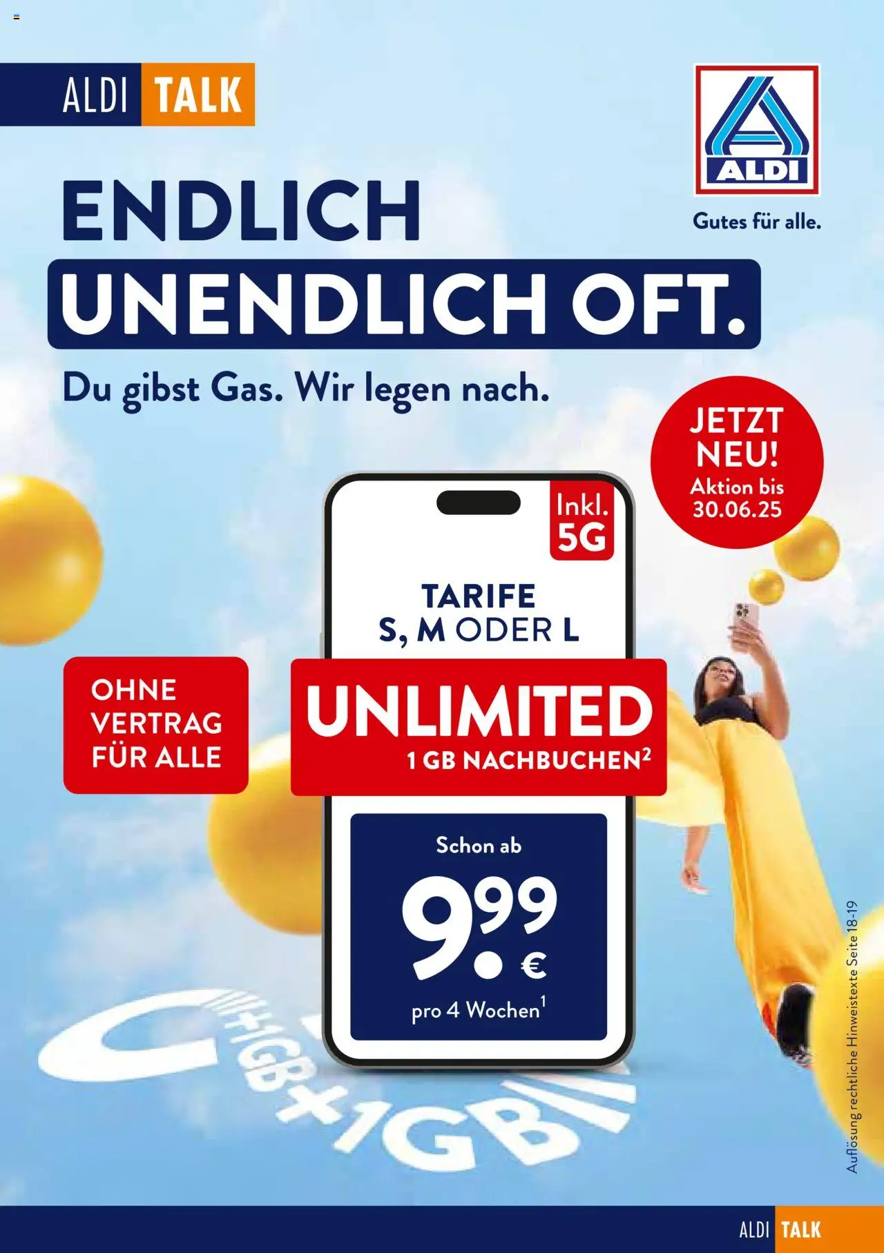 Aldi Talk - gültig ab dem 24.04.2025 | Seite: 1