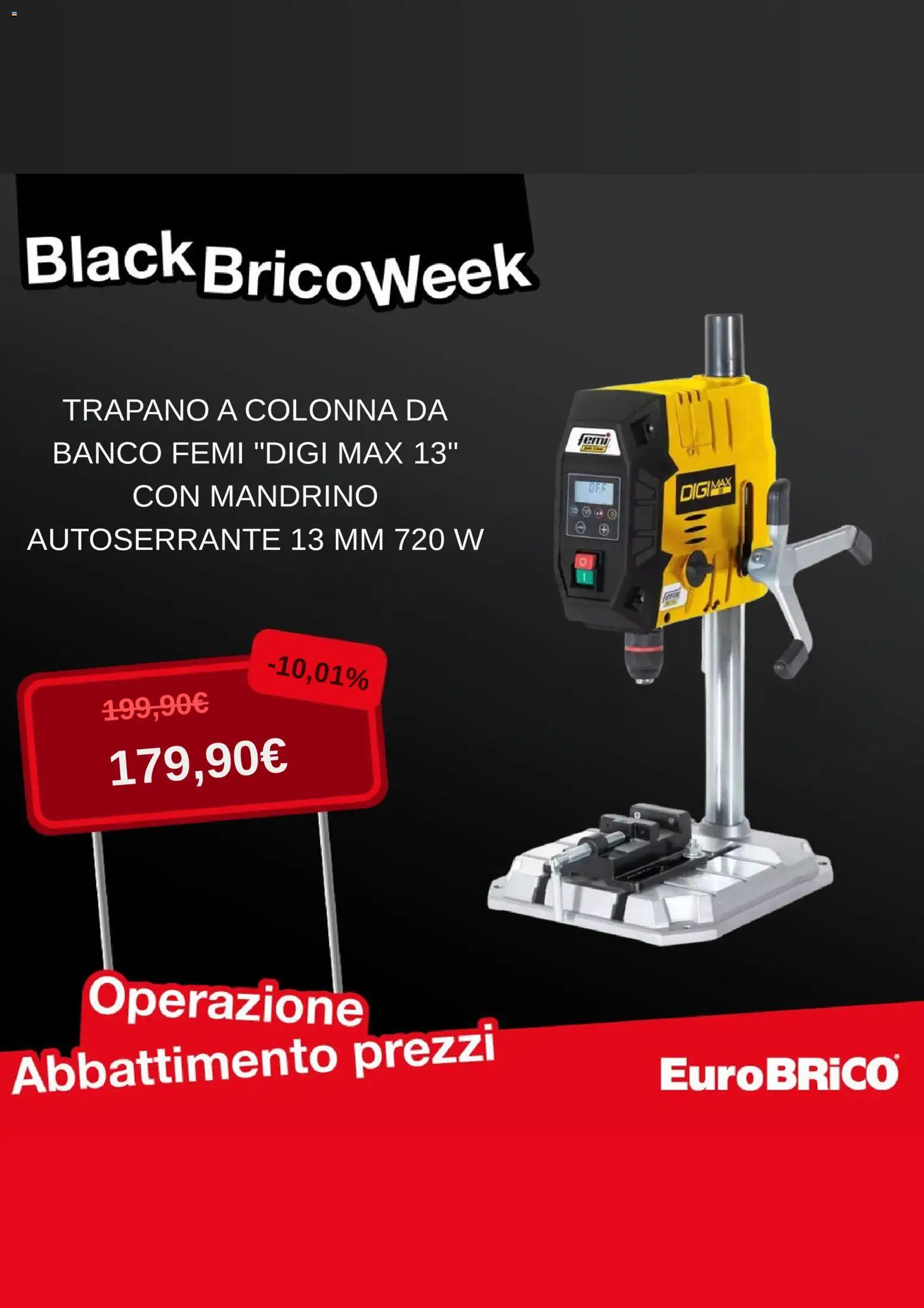 Volantino Eurobrico del 25.11.2025 | Pagina: 6 | Prodotti: Trapano