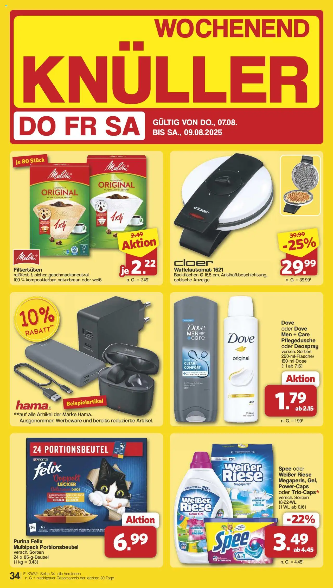 Famila Nordwest Prospekt 	 - gültig ab dem 03.08.2025 | Seite: 37 | Produkte: Melitta, Spee, Deospray