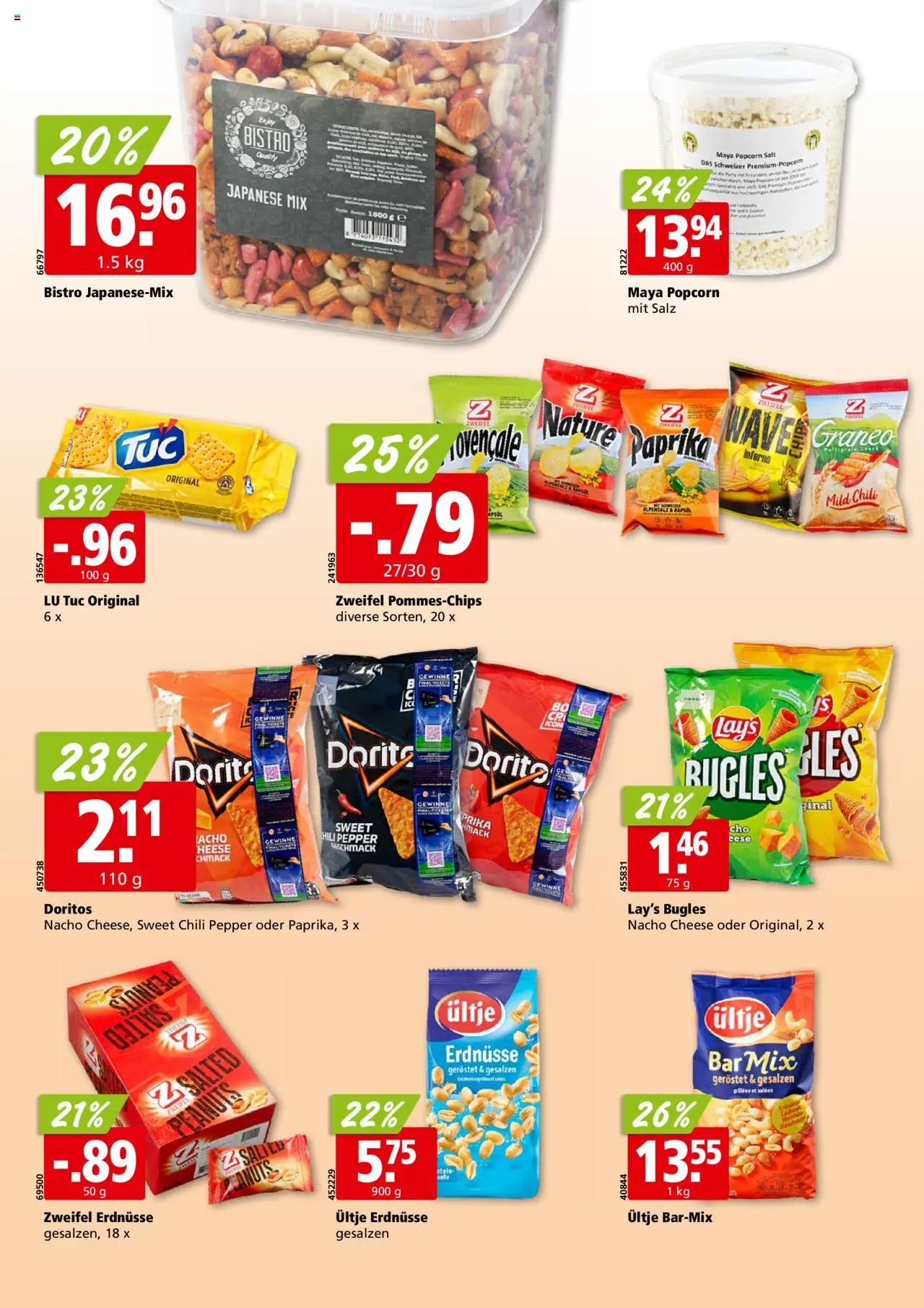 Aligro Aktionen ab 11.08.2025 | Seite: 20 | Produkte: Erdnüsse, Rapsöl, Chili, Chips