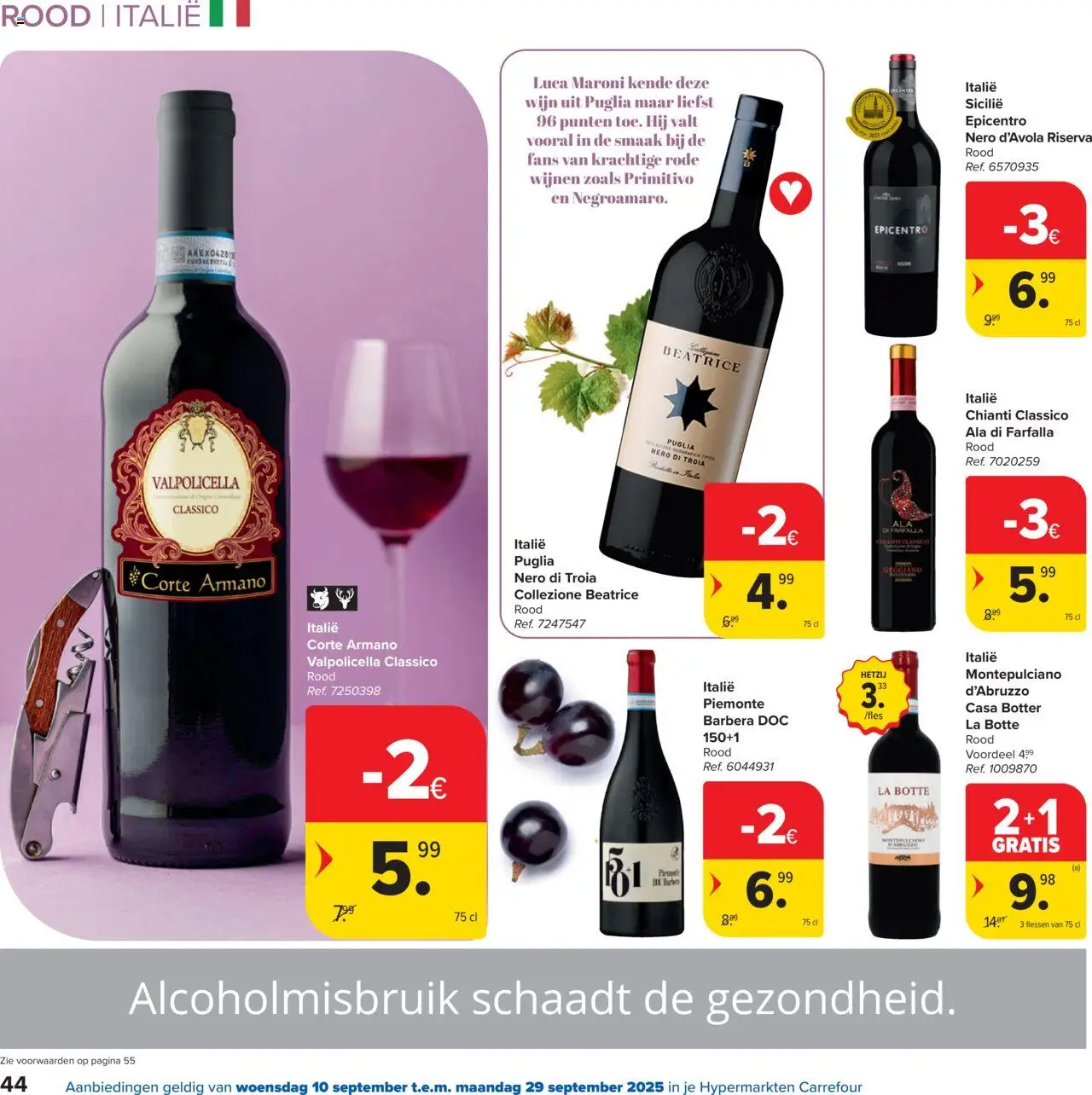  | Pagina: 44 | Producten: Wijn, La