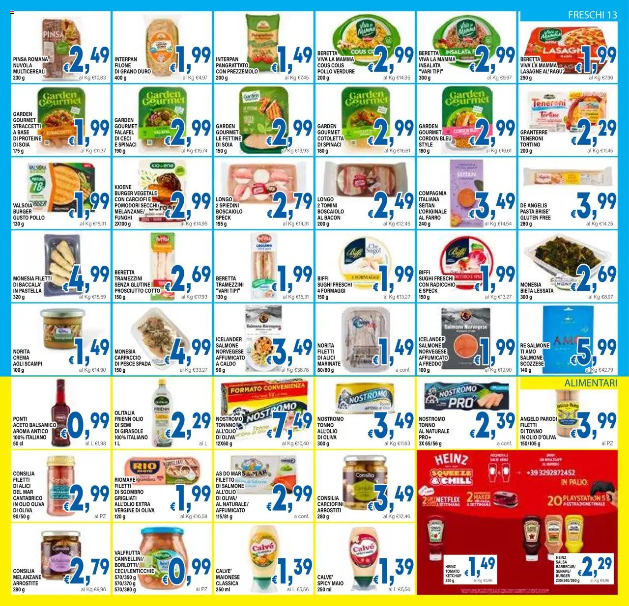 Volantino DEM del 08.10.2025 | Pagina: 13 | Prodotti: Crema, Pesce, Insalata, Tonno