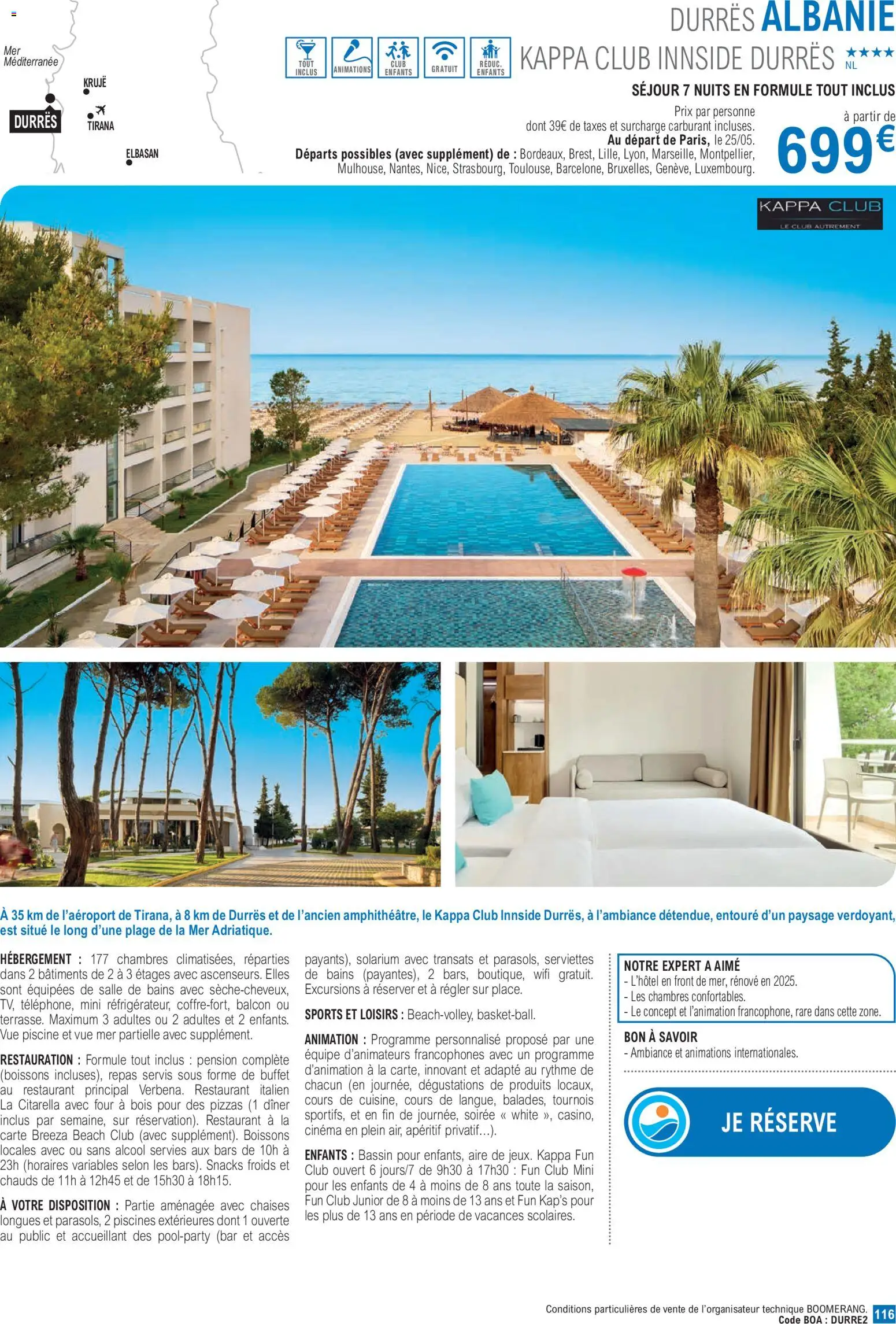 {H1} | Page: 116 | Produits: Alcool, Four, Buffet