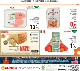 Anteprima del volantino PARMIGIANO REGGIANO DOP CONAD, stagionatura minima 24 mesi al kg € 17,90 valido a partire dal 01.12.2025 | Pagina: 28 | Prodotti: Petto di Pollo, Fusilli, Parmigiano reggiano, Parmigiano