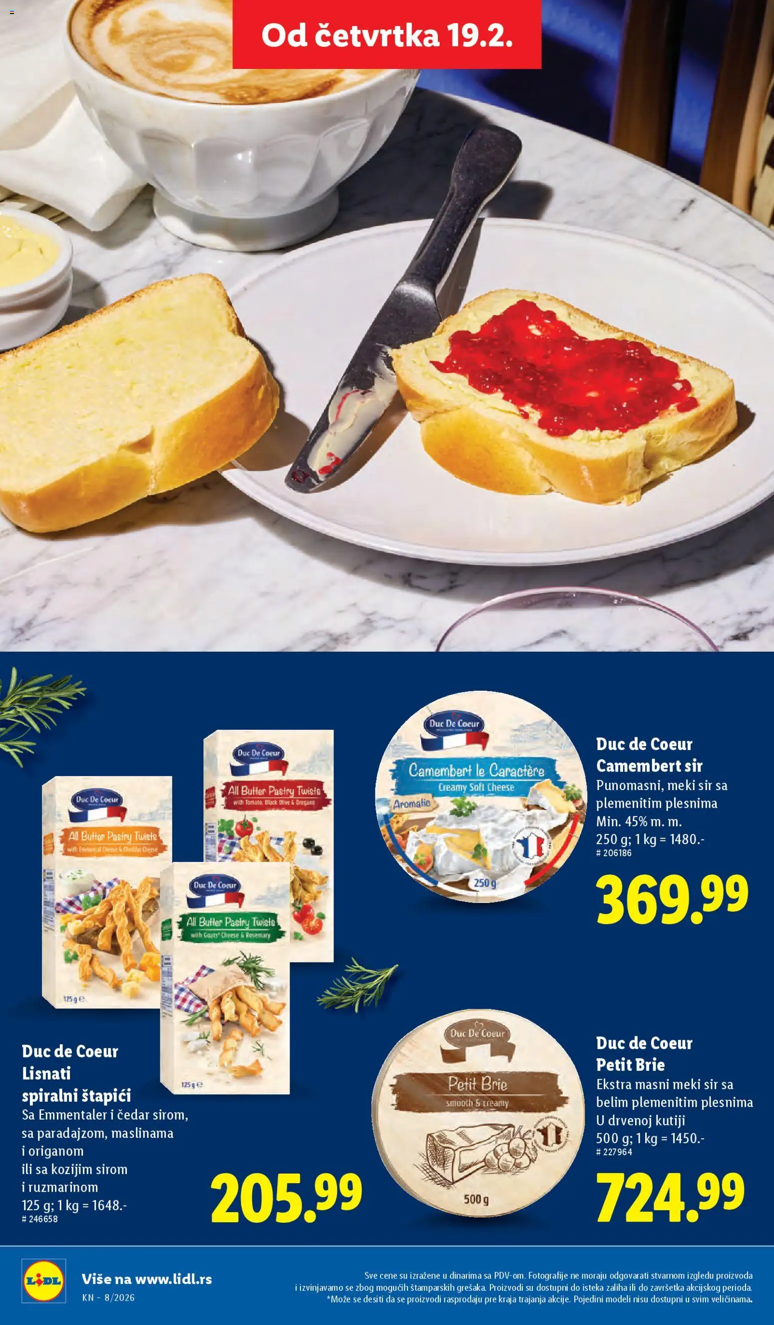 Lidl katalog - važi od 19.02.2026 | Strana: 42 | Proizvode: Sir