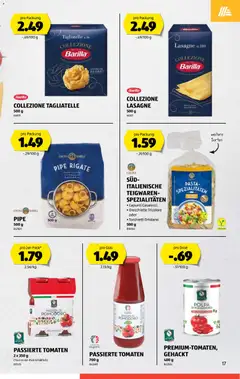 Aldi Aktionen ab 05.02.2026 gültig | Seite: 18 | Produkte: Barilla, Teigwaren, Tomaten, Pasta